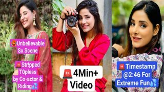 Tv Serial Actress Unbelievable Sex Scene – Debut Str!pped Topless by Co Actor – K!ssed All Over & Riding