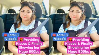 Cute Big Boobie Trending Girl – Most Demanded Kisses & Huge Boobs Pressing – with Full Face