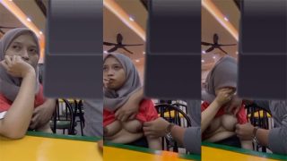 Mallu Hijabi Girl Boob Kissed In Restaurant Outdoor
