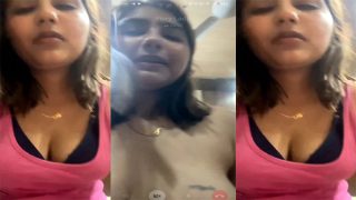Sexy Bhabi Showing Rubbing Pussy