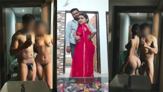 Hot Sugar Spice Couple – Sucking Dick & Fucking In Running Train Pron Video